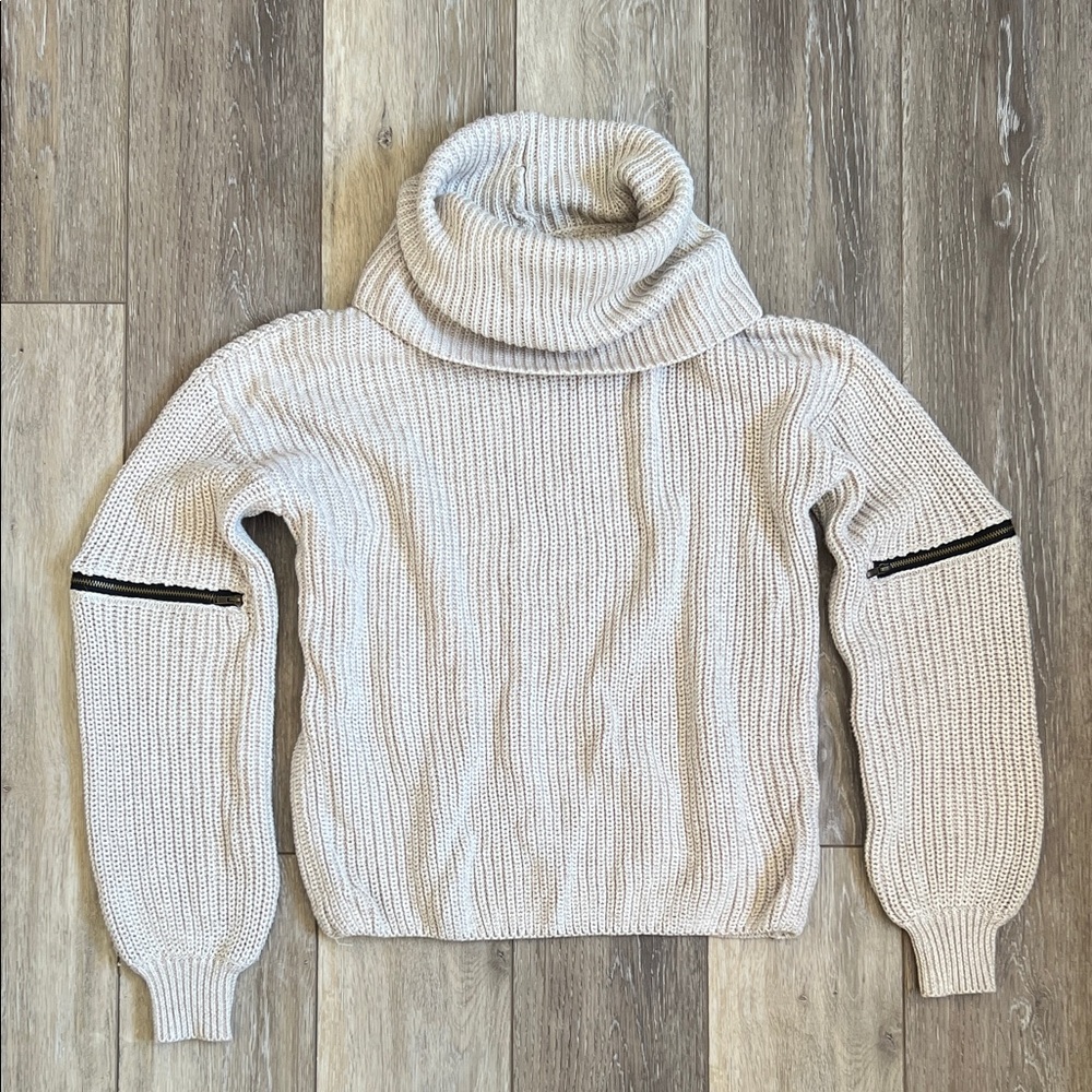 Vici Cream Turtleneck Sweater